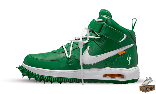 Nike Air Force 1 Mid Off-White Pine Green