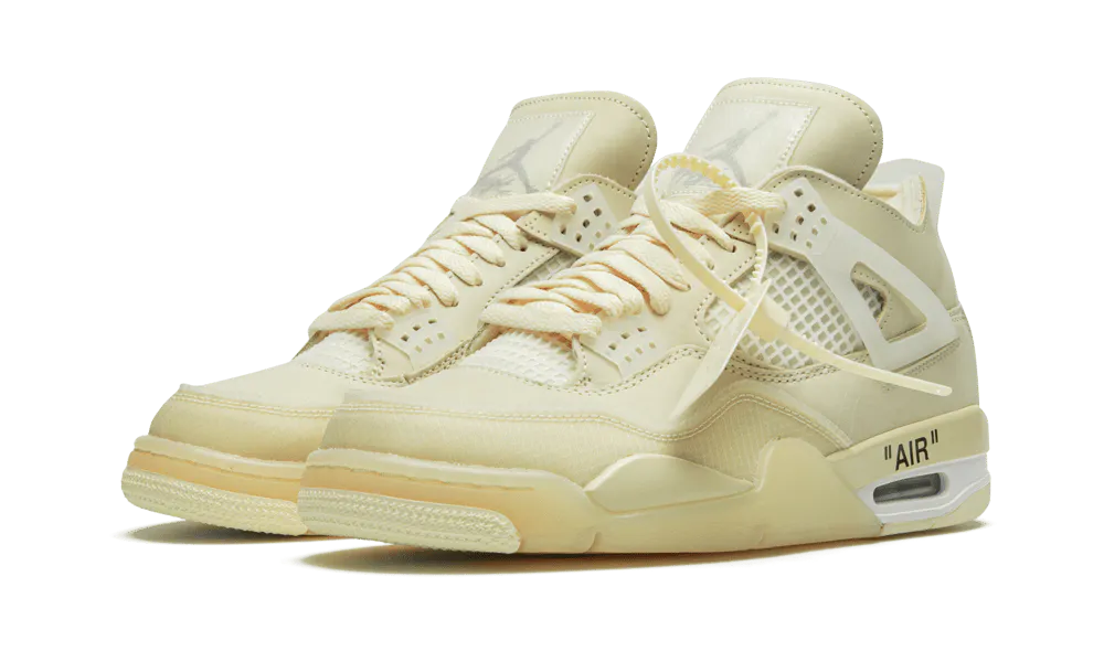 Air Jordan 4 Off White Sail