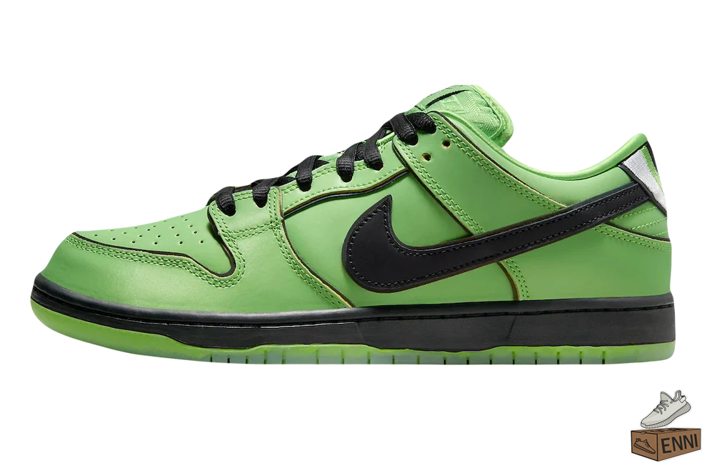 Nike SB Dunk Low The Powerpuff Girls Buttercup (Green)