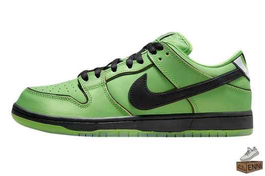 Nike SB Dunk Low The Powerpuff Girls Buttercup (Green)