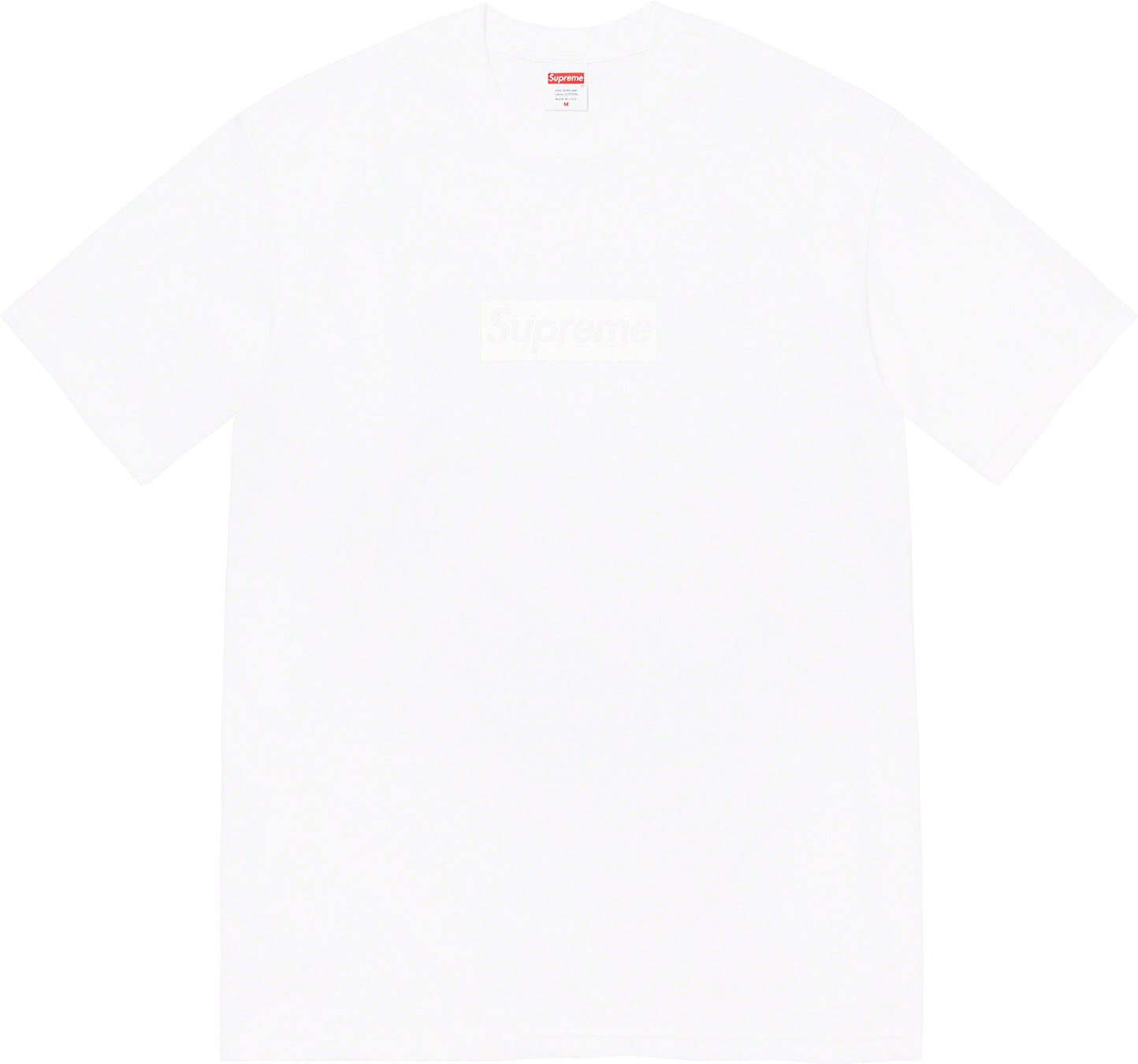 Supreme Tonal Box Logo T-Shirt (White)